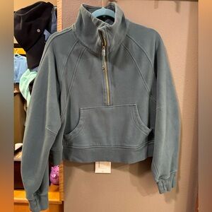 Lululemon Athletica quarter zip scuba hoodie